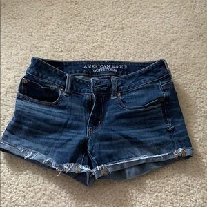 american eagle super stretch denim shorts